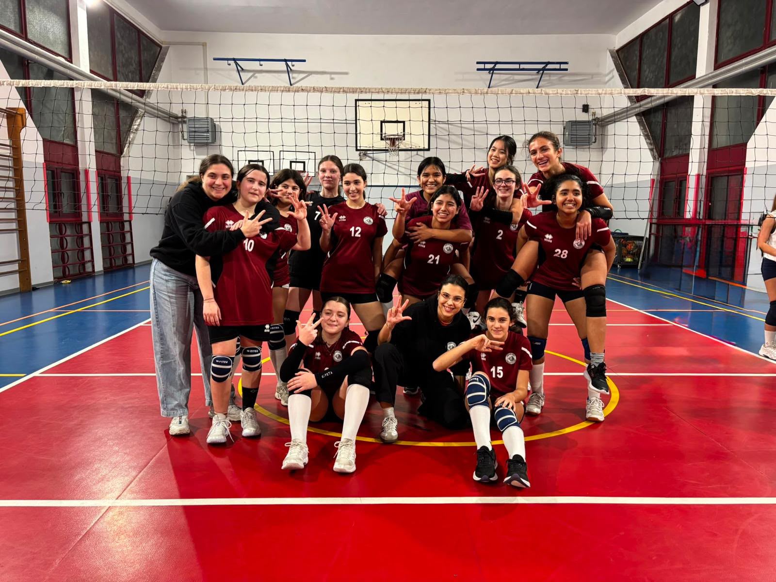 Illustrazione della squadra Under 15 FIPAV